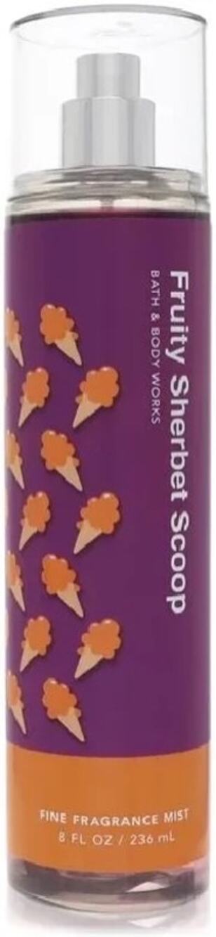 Bath & Body Works Fruity Sherbet Scoop Fine Fragrance Mist Body Spray 8 oz